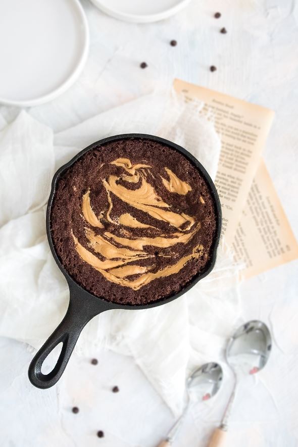 Mini Cast Iron Skillet Brownie