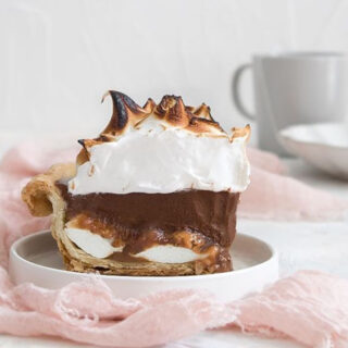 Caramel S'mores Pie