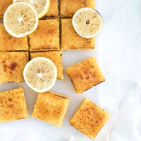 Lemon Brûlée Bars