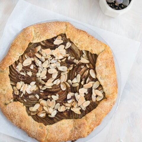 Spiced Pear Frangipane Galette