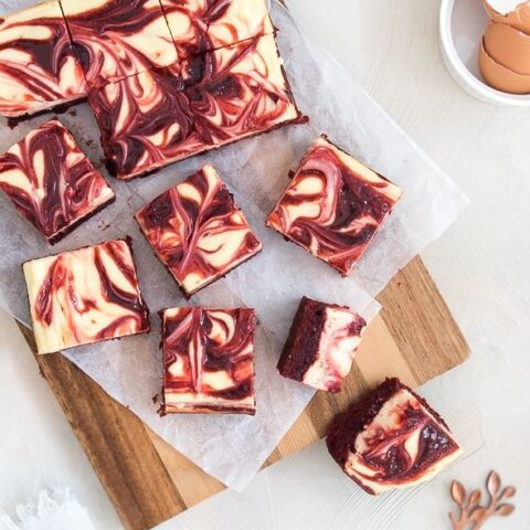 Red Velvet Cheesecake Brownies