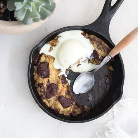 Chocolate Chunk Mini Skillet Cookie