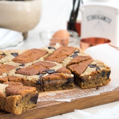 Cookie Butter Blondies