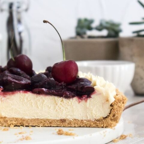 Cherry White Chocolate Tart