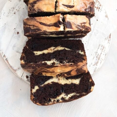 Cream Cheese Chocolate Banana Bread