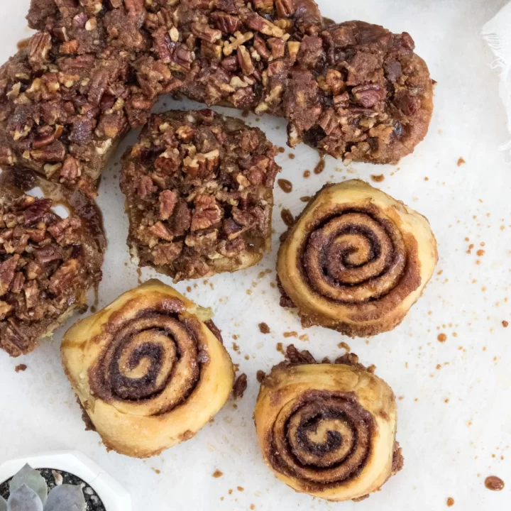 Sticky Pecan Cinnamon Rolls