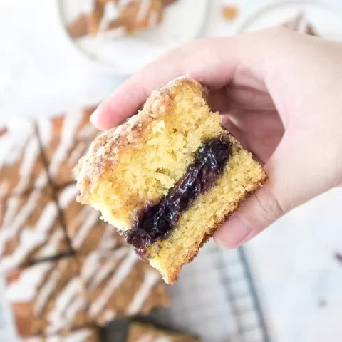 Blueberry Sour Cream Coffee Cake